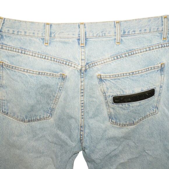 Vintage Calvin Klein CK Jeans Light Wash Cutoff Shorts Y2K Denim 90s USA - Picture 7 of 15